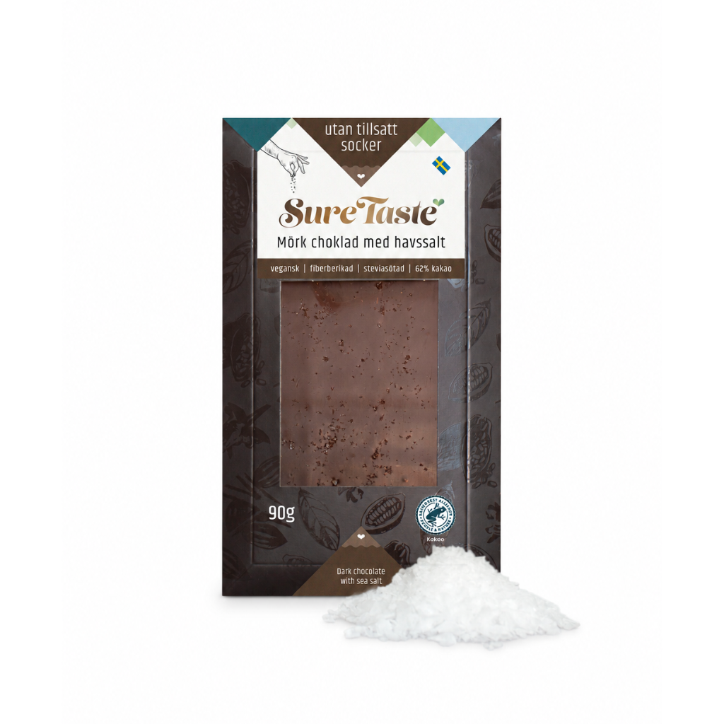 Mörk Choklad med Havssalt, 90 gr