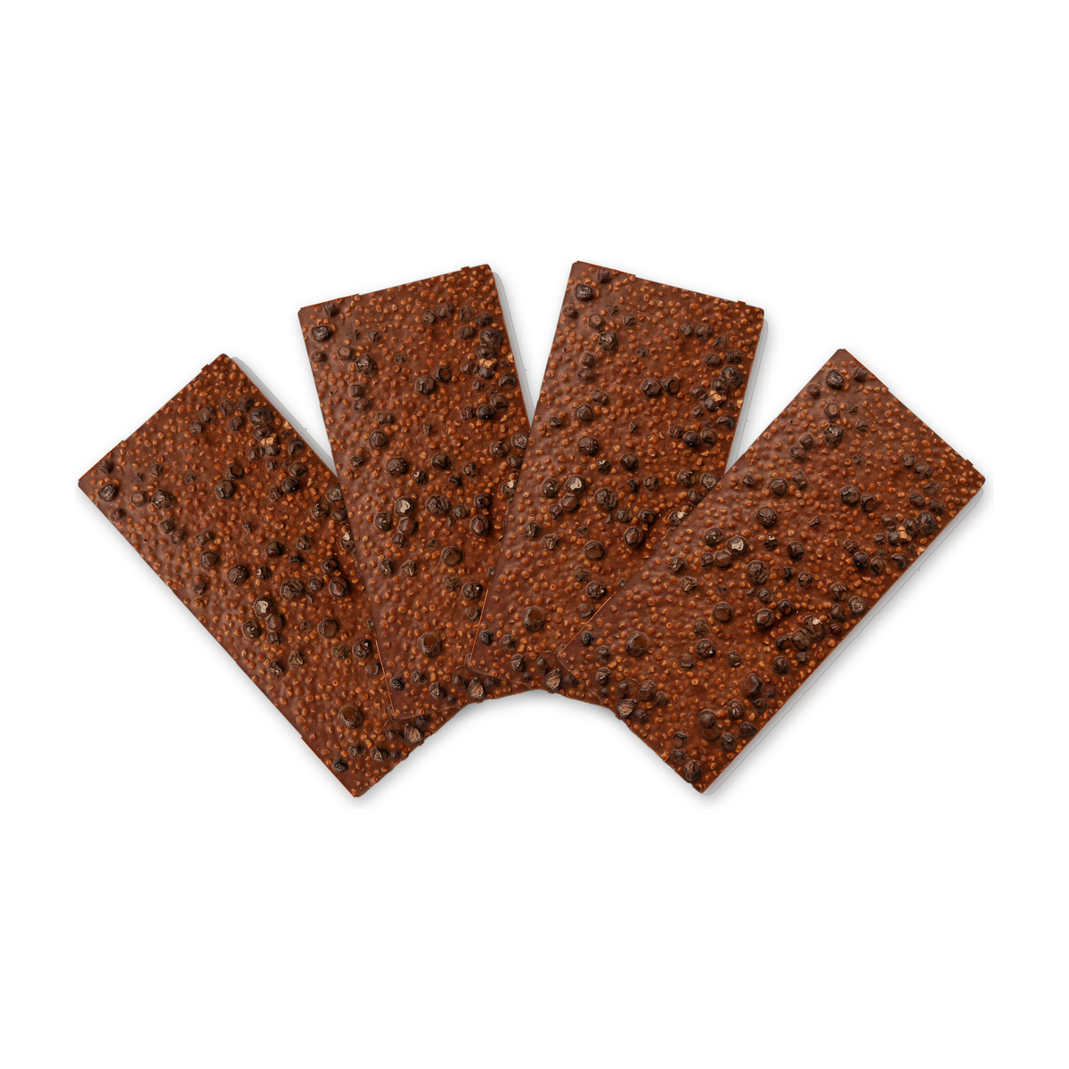 Paket med 4 Mjölkchoklad m quinoa blåbär