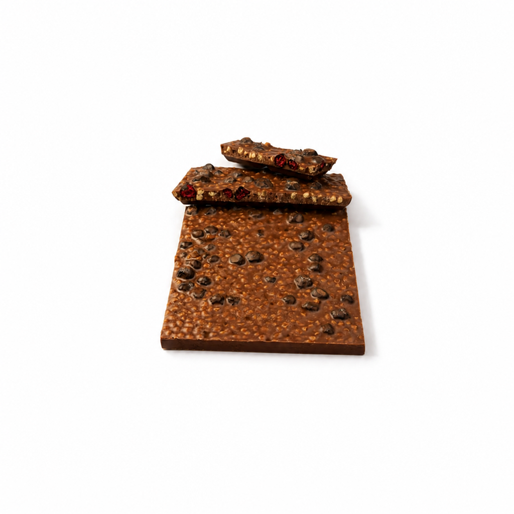 Mjölkchoklad quinoa blåbär