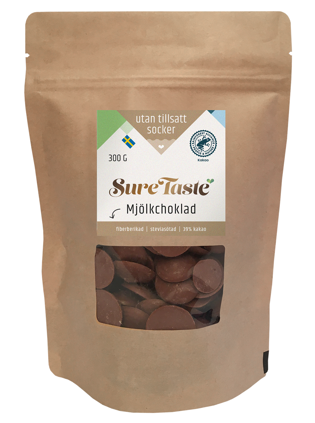 Bak choklad trio med pellets (3st)