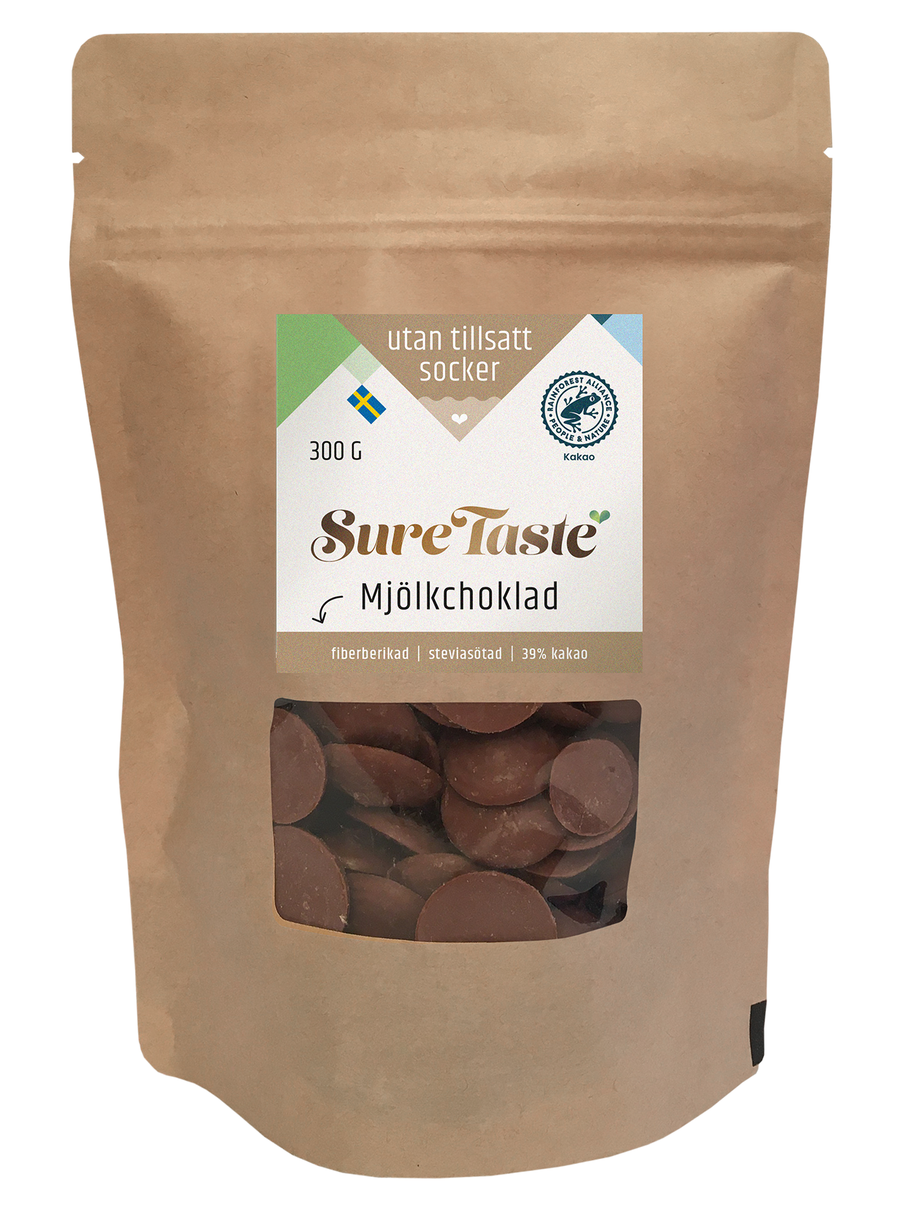 Bak choklad trio med pellets (3st)