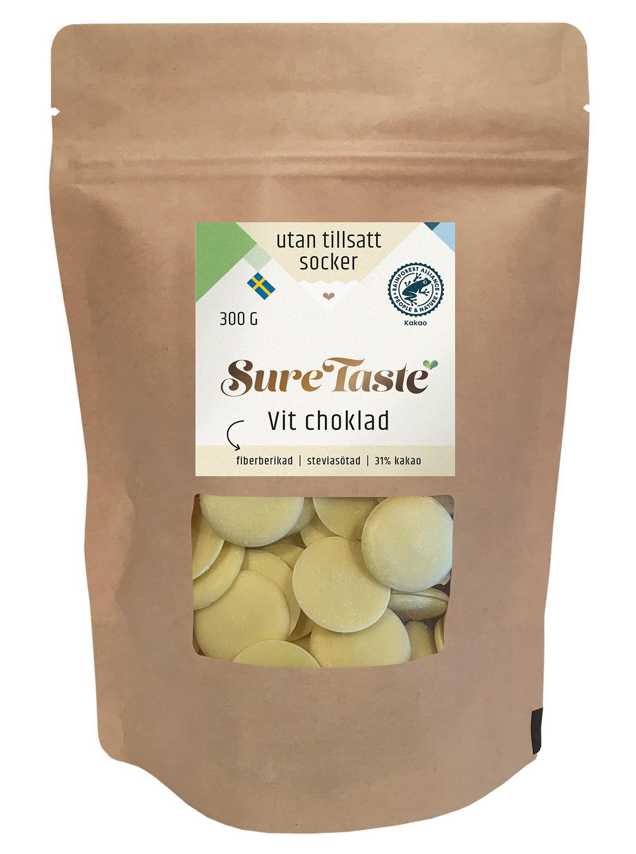 Bak choklad trio med pellets (3st)