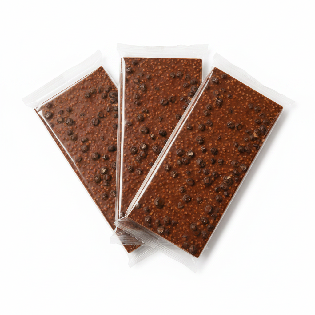 Tre chokladkakor diagonal